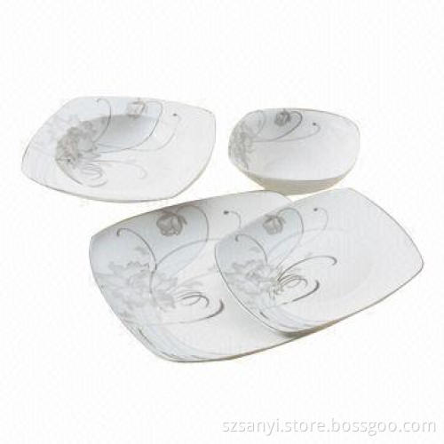 24pcs Square Dinner Set